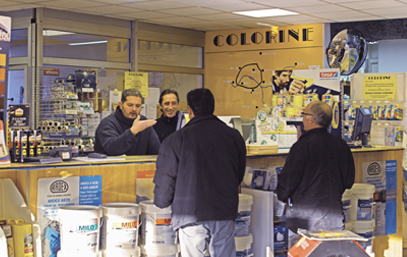 Point de vente Asnières - comptoir