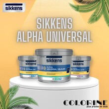 [FOCUS PRODUITS] Aujourd’hui focus sur la gamme de peinture Sikkens Alpha Universal ! 😍C’est une peinture 2 en 1 idéale pour la décoration des murs, plafonds et boiseries. Elle est utilisable en impression et en finition sur tous les supports usuels d'intérieur.Alliant esthétisme et garnissant, elle offre un long temps ouvert et de bonnes propriétés de résistance en blanc ou en teintes. De plus, cette peinture est dotée du label Excell Bleu.Elle est disponible en aspect Mat, Satin et Velours dans toutes nos agences Colorine ! 💛#colorine #sikkens #peinture #peintureinterieure